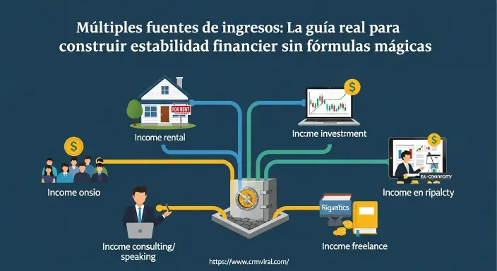 Múltiples fuentes de ingresos: La guía real para construir estabilidad financiera sin fórmulas mágicas